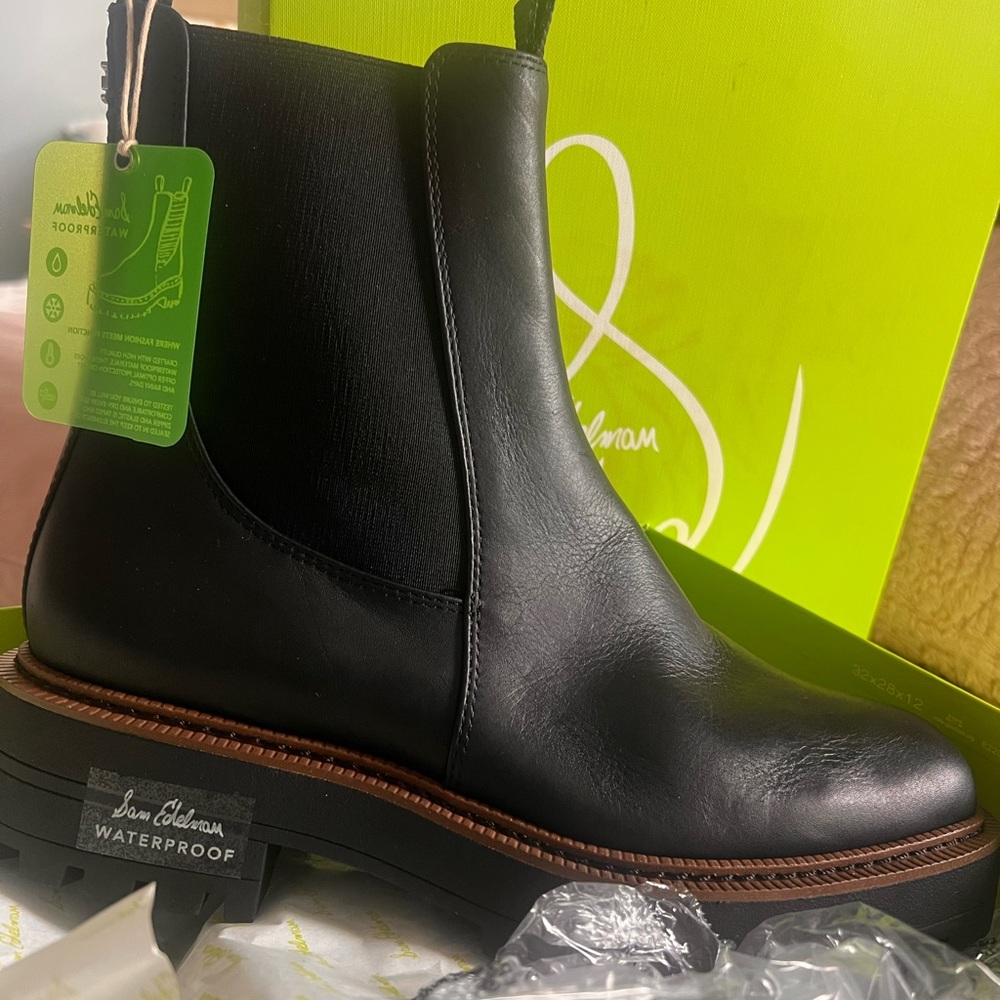 Sam Edelman Black Ankle Boots